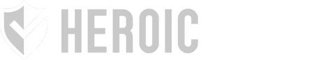 Heroic Quote Logo White
